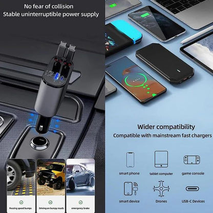 4 in 1 charger for iPhone and Android lightning cable