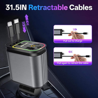 4 in 1 charger for iPhone and Android lightning cable