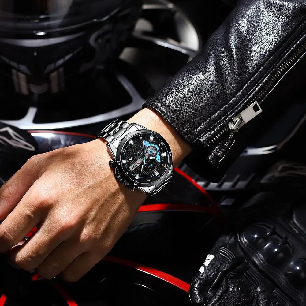 CURREN Stainless Steel With Chronograph C8402