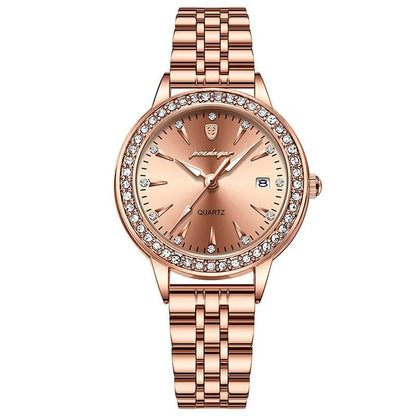POEDAGAR 366 Ultra Thin Diamond Dial Ladies Watch