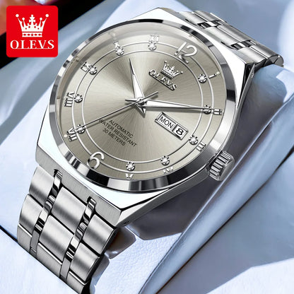 OLEVS 7068 Original Automatic Self Winding Wristwatch Date & Day