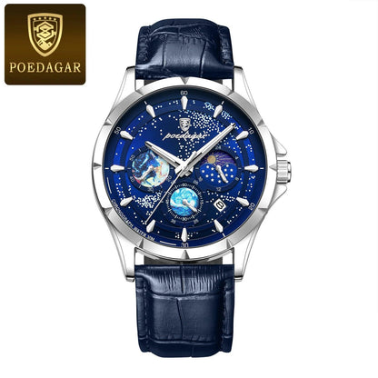 POEDAGAR 916 Luminous Chronograph Men's Quartz Watch