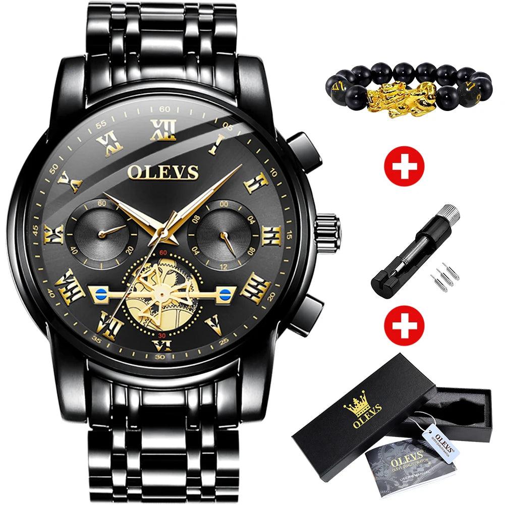 OLEVS Classic Roman Scale Dial Luxury Wrist Watch OL2859