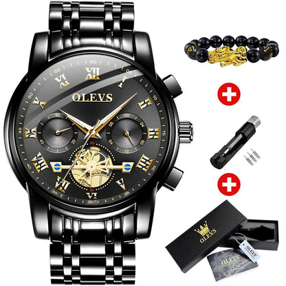 OLEVS Classic Roman Scale Dial Luxury Wrist Watch OL2859