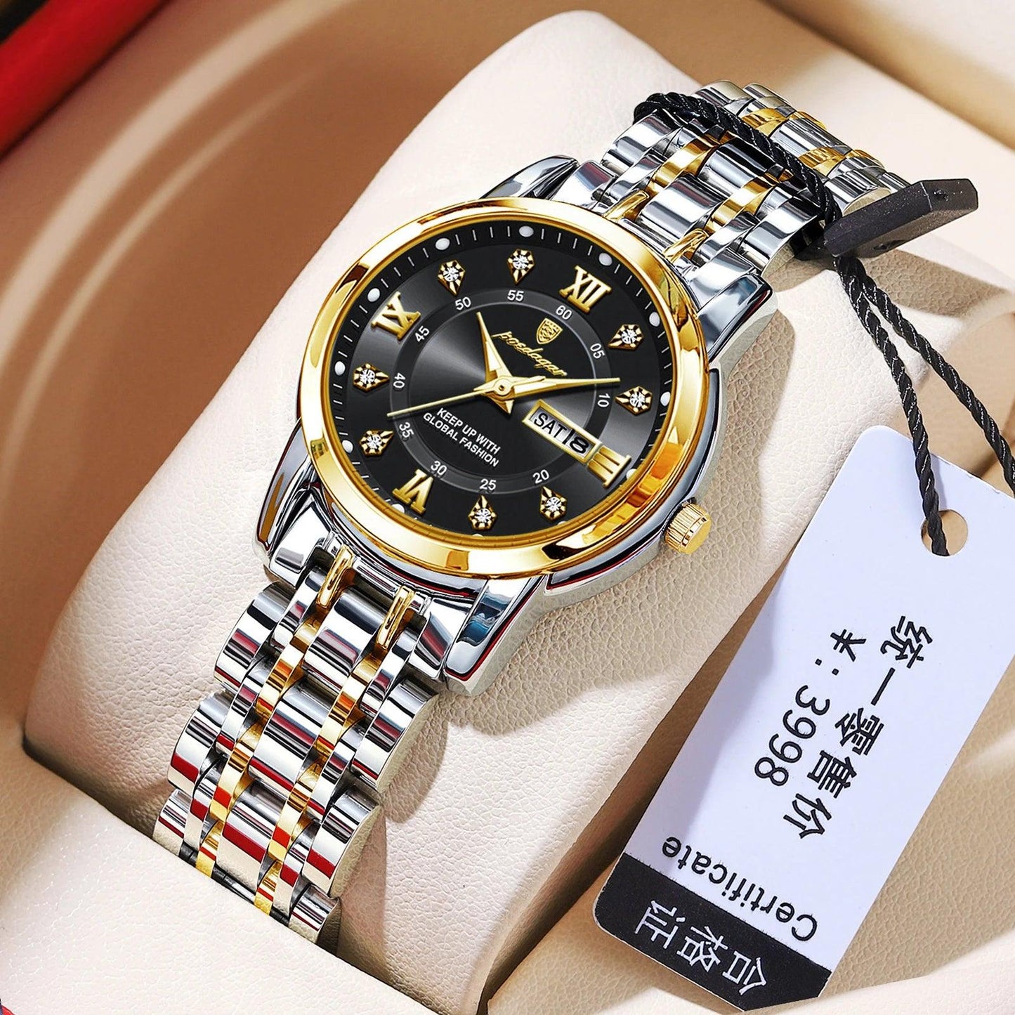 POEDAGAR 769 Elegant Roman Dial Watch for Girls