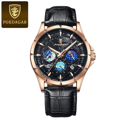 POEDAGAR 916 Luminous Chronograph Men's Quartz Watch