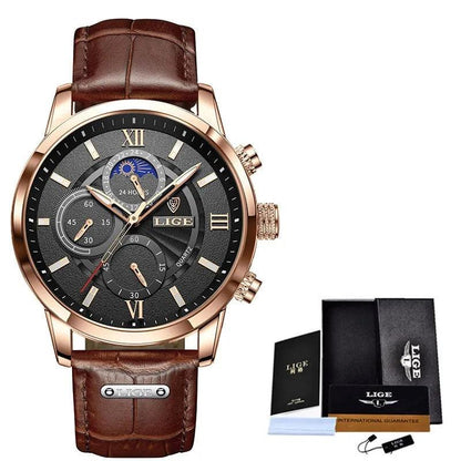 LIGE Casual Chronograph Quartz Watch LG8932