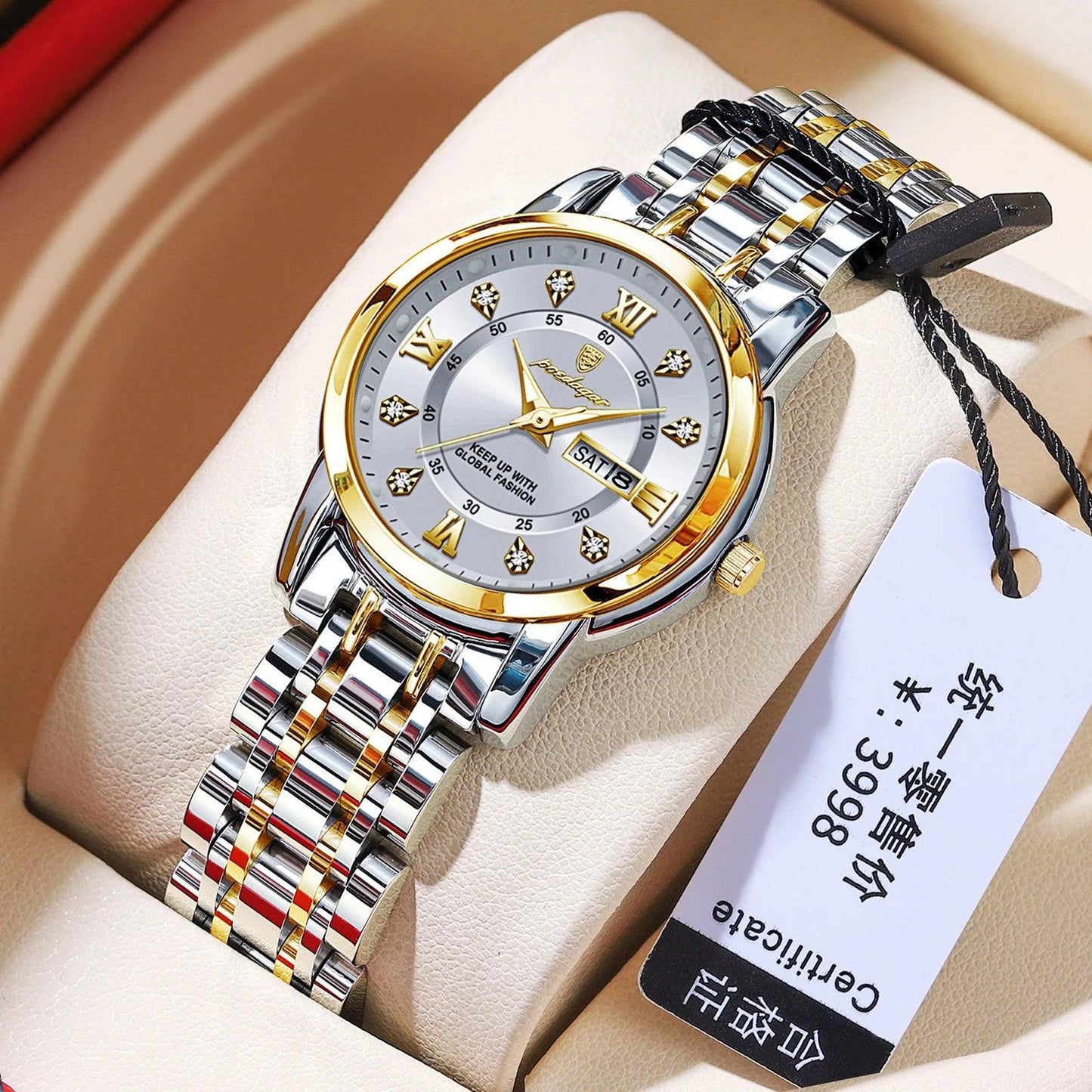 POEDAGAR 769 Elegant Roman Dial Watch for Girls