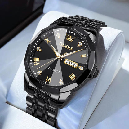 OLEVS 9931 Rhombus Mirror Original Quartz Watch