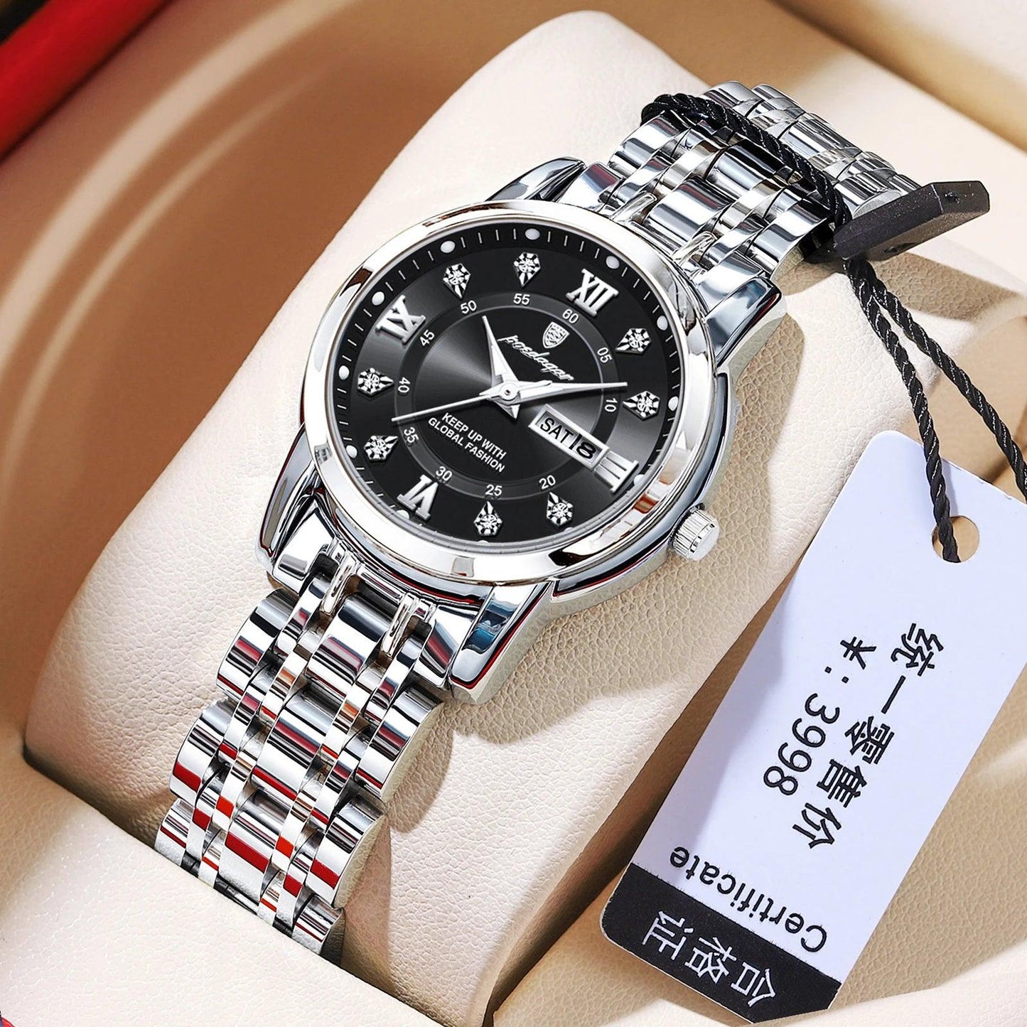 POEDAGAR 769 Elegant Roman Dial Watch for Girls