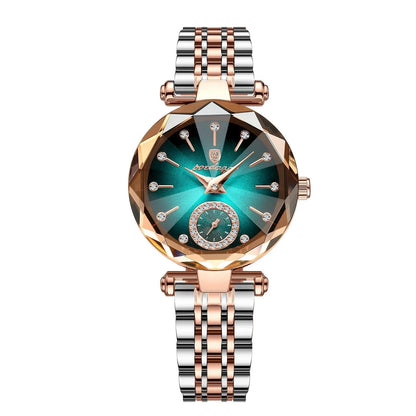 POEDAGAR 719 Elegant Diamond Dial Ladies Wristwatch