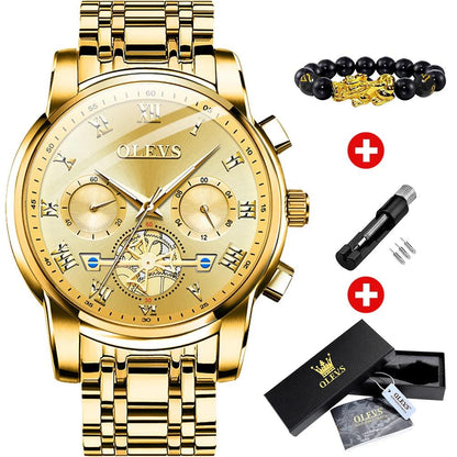 OLEVS Classic Roman Scale Dial Luxury Wrist Watch OL2859