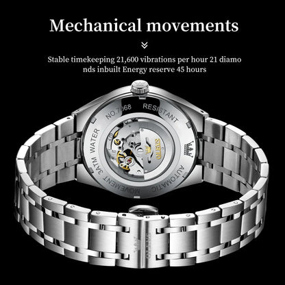 OLEVS 7068 Original Automatic Self Winding Wristwatch Date & Day