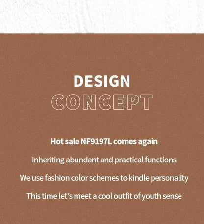 NAVIFORCE 9197L Strong Luminous Dual Display Waterproof Quartz Genuine Leather Wristwatch