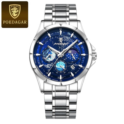 POEDAGAR 916 Luminous Chronograph Men's Quartz Watch