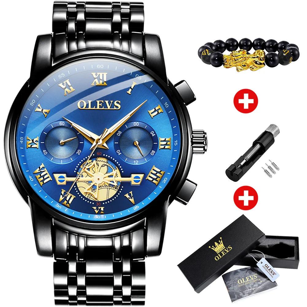 OLEVS Classic Roman Scale Dial Luxury Wrist Watch OL2859
