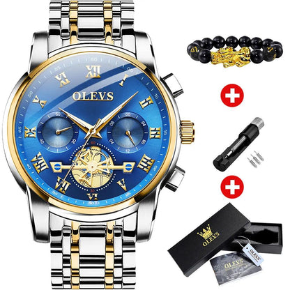 OLEVS Classic Roman Scale Dial Luxury Wrist Watch OL2859