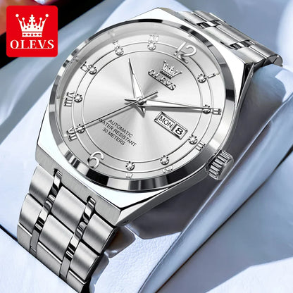 OLEVS 7068 Original Automatic Self Winding Wristwatch Date & Day