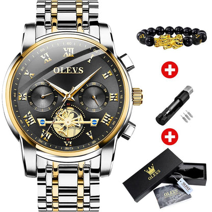 OLEVS Classic Roman Scale Dial Luxury Wrist Watch OL2859